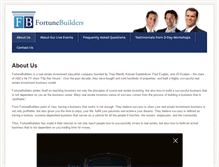 Tablet Screenshot of aboutfortunebuilders.com